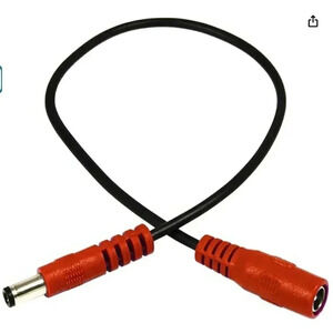 Godlyke Power-All C-R Electric Guitar Cable Reverse Polarity Jumper - Red